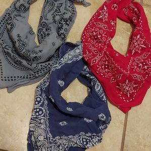 Vintage Bandanas hankies masks lot
